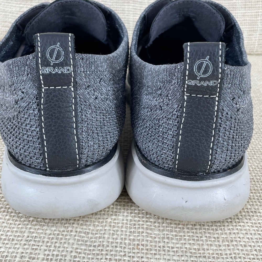 Cole Haan Zerogrand‎ Stitchlite Wingtip Oxford Mens 10 Grey Knit Sneakers C27565 - Picture 9 of 10